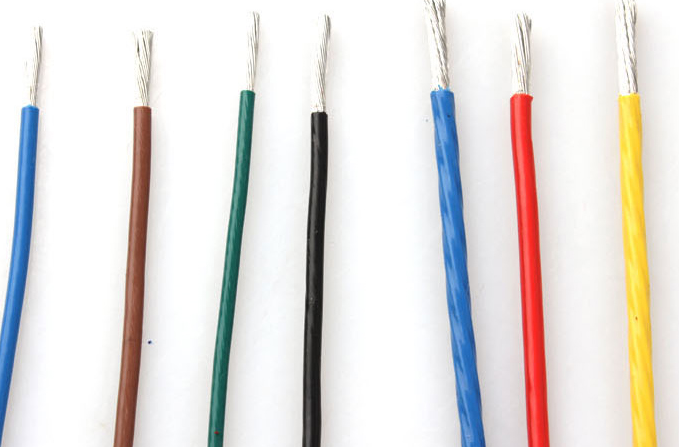 云母玻纖編織耐高溫電線?GN-450℃-1*20AWG