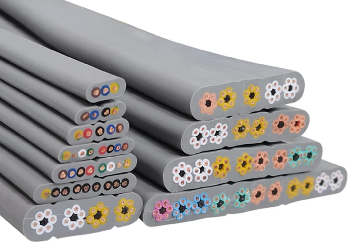 舞臺燈光設(shè)備用彈性體帶狀電纜ZR-YSFVRPB-13*4+2DMX